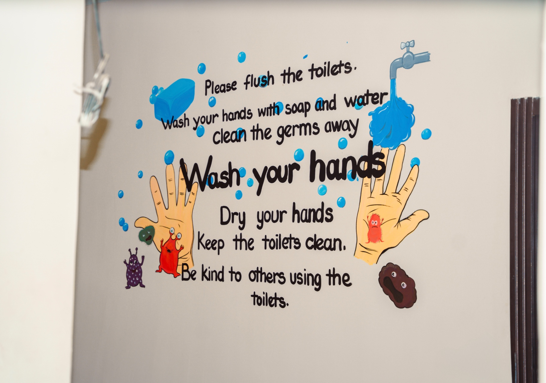 Little Harvard hygiene wall